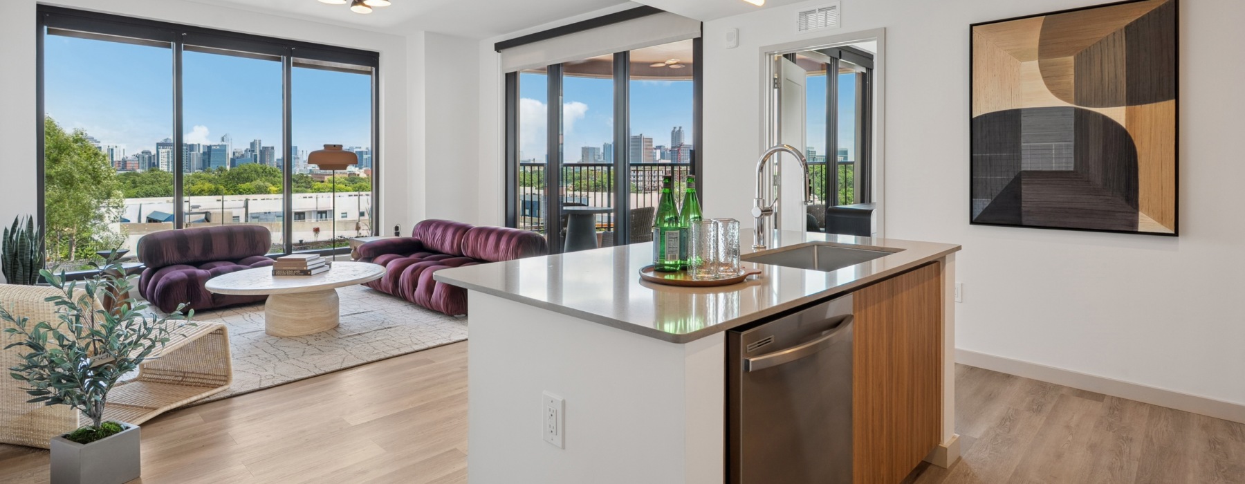 Stella Model Unit with Floor to Ceiling Windows