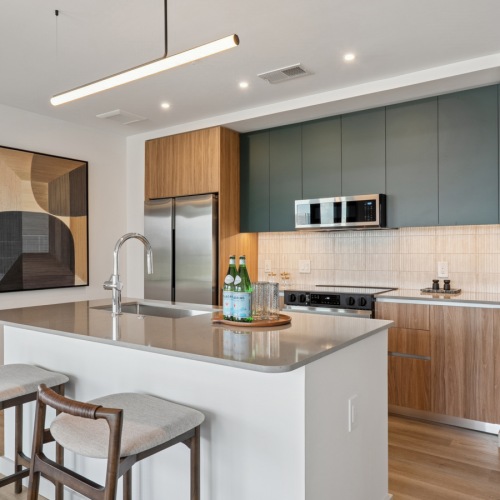  Kitchen with Custom Cabinets Stella at Star Metals in West Midtown Atlanta