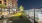 Outdoor rooftop area at night
