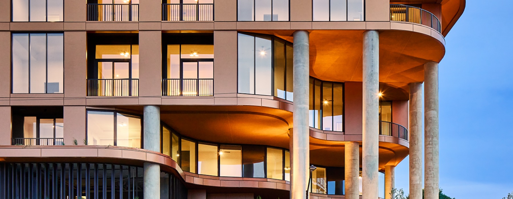 Balconies on Stella at Star Metals at Sunset