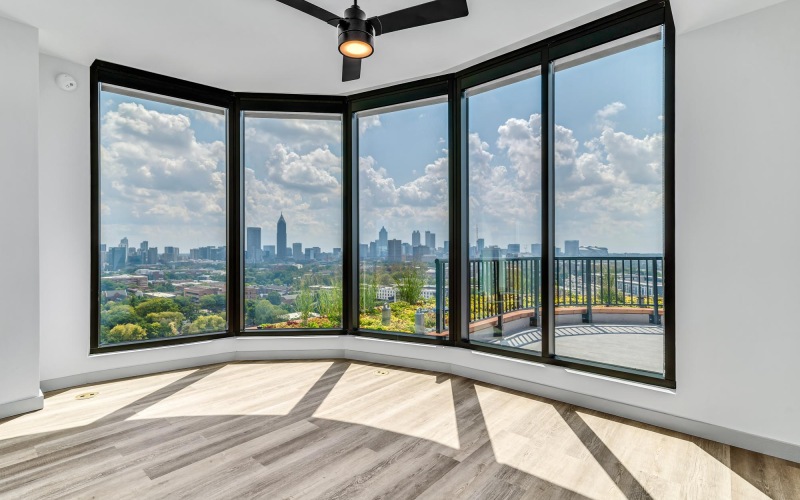 Unparalleled Atlanta Skyline Views from Stella at Star Metals in West Midtown